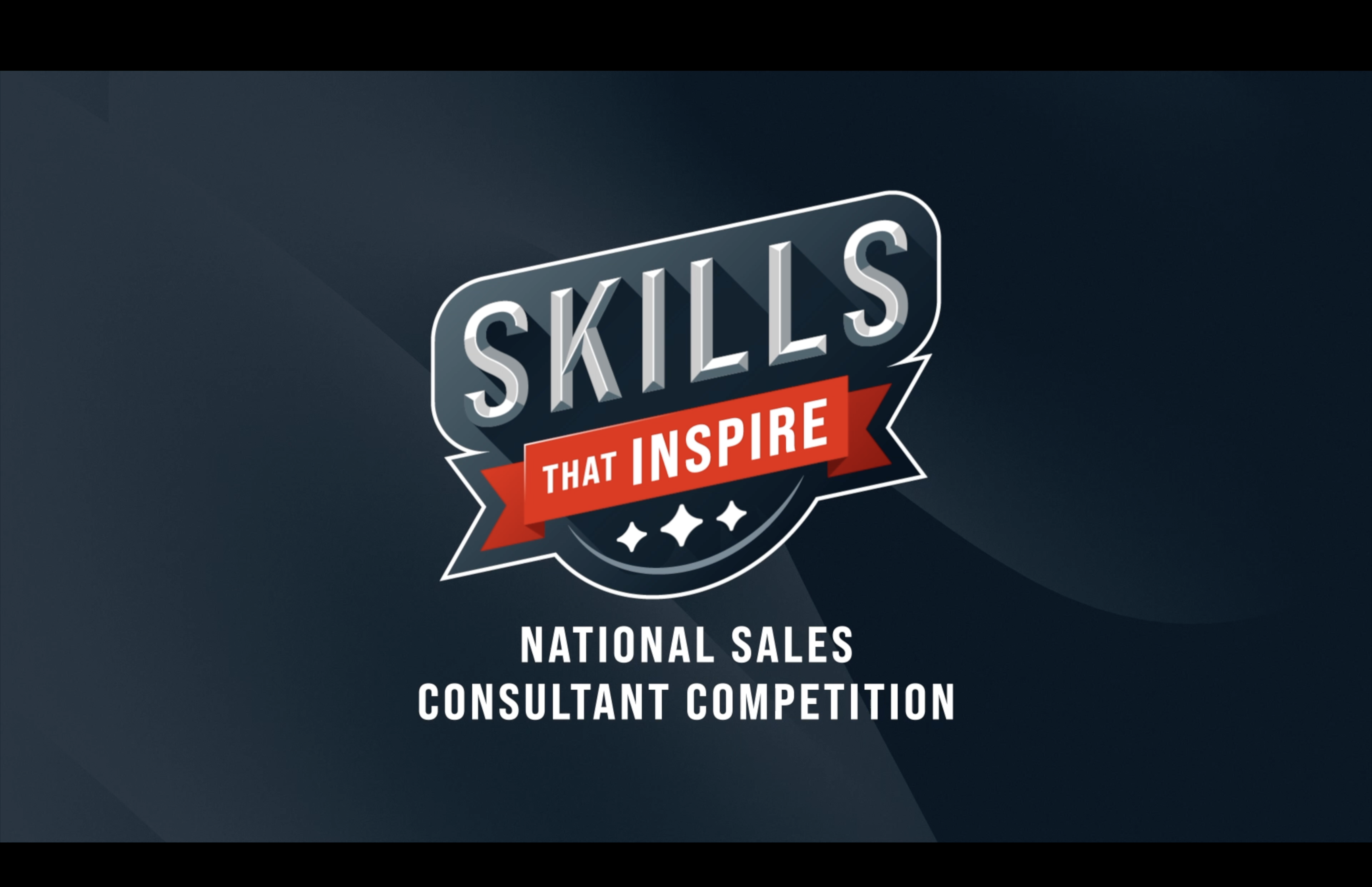 Skills That Inspire National Sales Consultant Competition title card